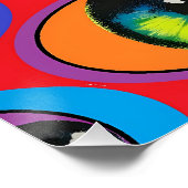 Augenpflaster Poster (Ecke)