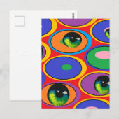 Augenpflaster Postkarte (Vorne/Hinten)