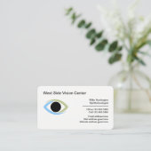 Augenpflege Optometristische Visitenkarten Visitenkarte (Stehend Vorderseite)