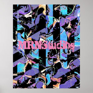 Augenschmerz-Plakat Poster