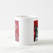 Augenschmetterling Bostons Terrier Kaffeetasse (Mittel)