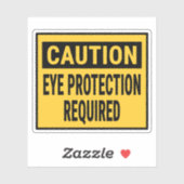 Augenschutz erforderlich aufkleber (Blatt)