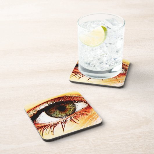 Augenseerose Getränkeuntersetzer (Rechte Seite)