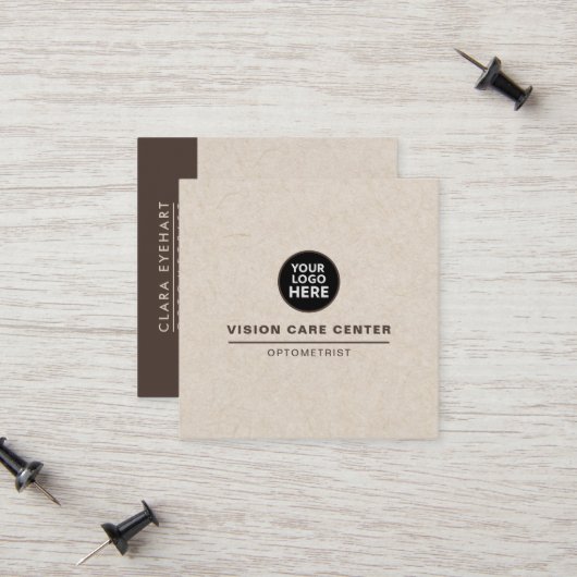 Augenspezialist Doktor Telefonnummerkarte (Vorderseite/Rückseite Beispiel)