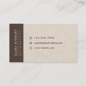 Augenspezialist Doktor Visitenkarte (Rückseite)