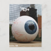 Augenstatue Nr. 4 Postkarte (Vorderseite)