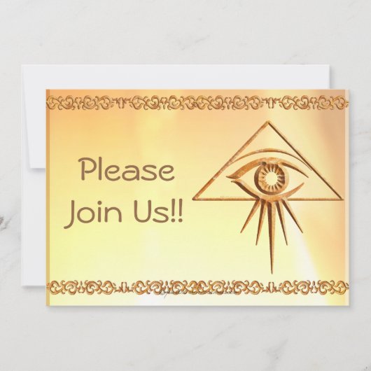 Augenstein Einladung (Vorderseite)