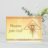 Augenstein Einladung (Stehend Vorderseite)