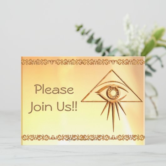 Augenstein Einladung (Stehend Vorderseite)