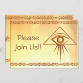 Augenstein Einladung (Vorne/Hinten)