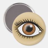 Augensymbol Magnet (Vorderseite/Rückseite)