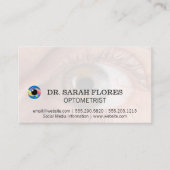 Augensymbol | Optometrisches Logo Visitenkarte (Vorderseite)
