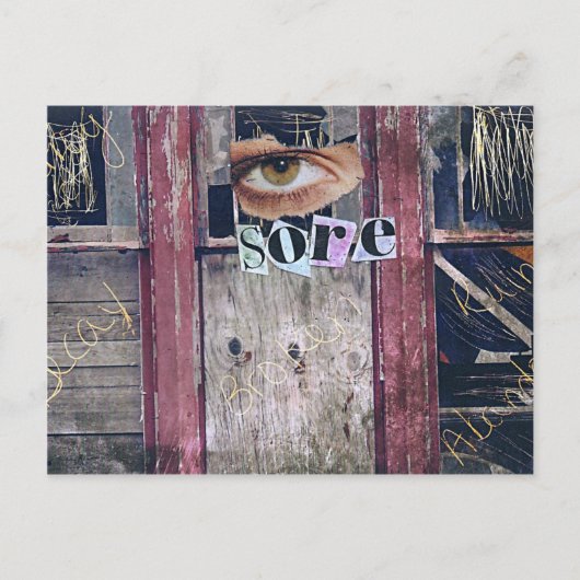 Augentenkollusion Postkarte (Vorderseite)