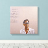 Augentest 3 Medinipur Indien Leinwanddruck (Insitu (Holzboden))