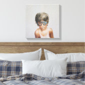 Augentest bei Vivekananda Leinwanddruck (Insitu (Schlafzimmer))
