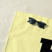 Augentest Snellen Diagramm des Optometrikers Strandtuch (Beispiel)