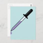 Augentropfen Postkarte (Vorne/Hinten)