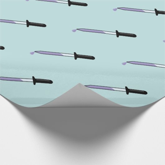 Augentropfenzähler Geschenkpapier (Ecke)