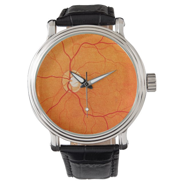 Augenuntersuchung Augenfundus Armbanduhr (Vorderseite)