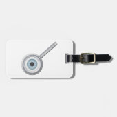 Augenuntersuchung mit Eyeball Magnifying Glass Fun Gepäckanhänger (Vorderseite horizontal)