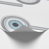 Augenuntersuchung mit Eyeball Magnifying Glass Fun Geschenkpapier