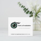 Augenuntersuchung Modernes Herz Iris Ernennung Eri Postkarte (Stehend Vorderseite)