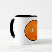 Augenuntersuchung Optometrie Augenfundus Prüfung T Tasse (Vorderseite Links)