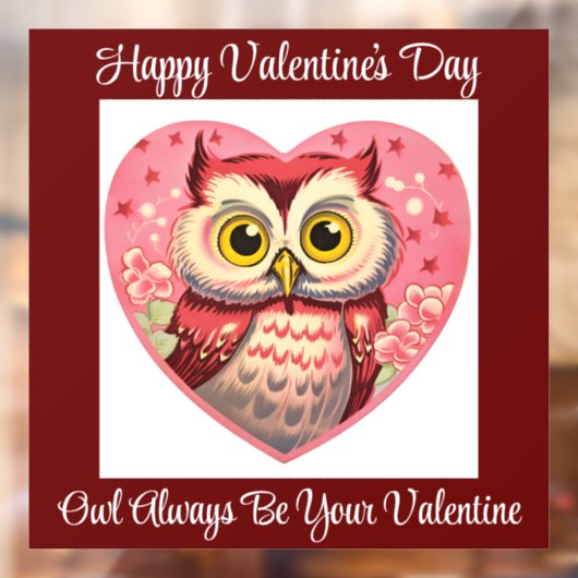 AugenValentinfenster Klammern Fensteraufkleber (Blatt 2)