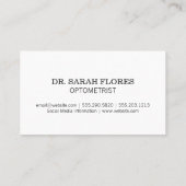 Augenverschluss | Übersicht Visitenkarte (Rückseite)