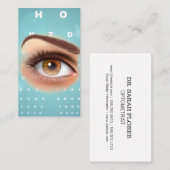 Augenverschluss | Übersicht Visitenkarte (Vorne/Hinten)