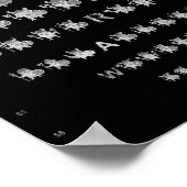 Augenversuch Poster (Ecke)