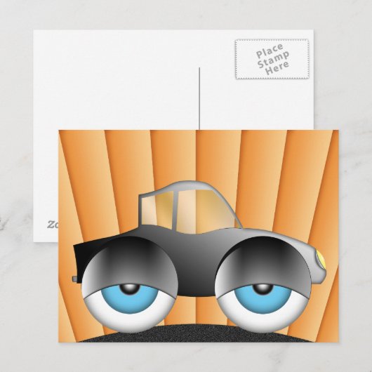 Augenwagen Postkarte (Vorne/Hinten)