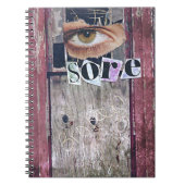 Augenwunde Notizblock (Vorderseite)