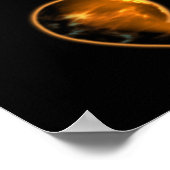 Augenwunde-Poster Poster (Ecke)