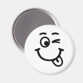Augenzwinkern Magnet (Vorderseite/Rückseite)