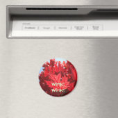 Augenzwinkern! Wink! Magnet Geschenk Roter Herbst (In Situ (Geschirrspüler))