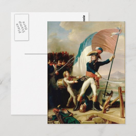 Augereau in Arcole Postkarte (Vorne/Hinten)