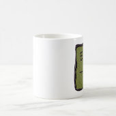 Augetech-Tasse - Salbei mit Schwarzem Kaffeetasse (Mittel)