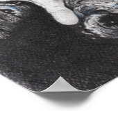 Augfische und Handträume Surreale zeichnend Kunst Poster (Ecke)