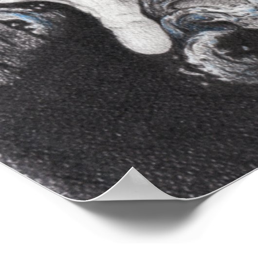 Augfische und Handträume Surreale zeichnend Kunst Poster (Ecke)