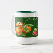 Augfrucht Zweifarbige Tasse (Vorderseite Links)