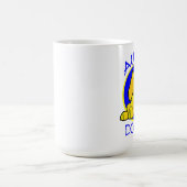 Augie Hündchen-Cartoon-Logo-Tasse Kaffeetasse (Mittel)
