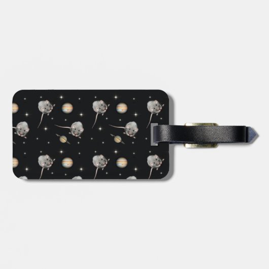 Augie und der Planets-Gepäcktag Gepäckanhänger (Rückseite horizontal)