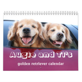 Augie und des Ti golden retriever 2017 Kalender