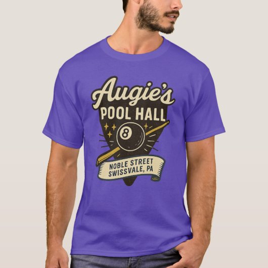 Augie's Pool Hall - Swissvale, PA T-Shirt (Vorderseite)