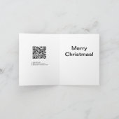 Augmented Reality Christmas T-rex Dinosaur Karte (Innenseite)