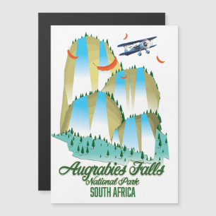 Augrabies-Fälle Nationalpark Südafrika Magnetkarte
