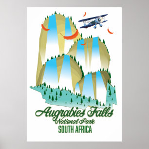 Augrabies-Fälle Nationalpark Südafrika Poster