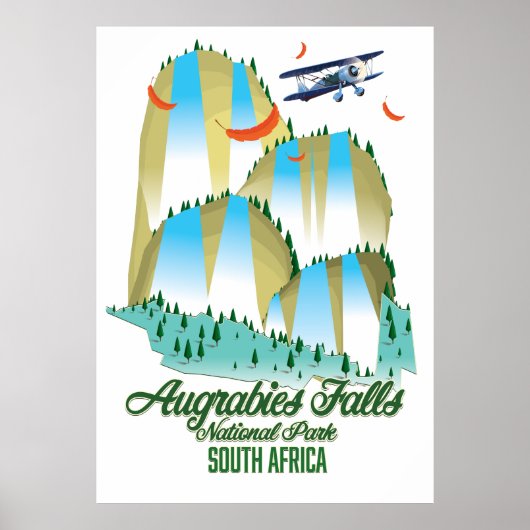 Augrabies Falls National Park Südafrika Poster (Vorne)