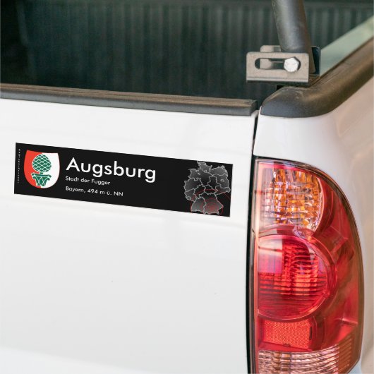 Augsburg 2 autoaufkleber (Auf Lkw)
